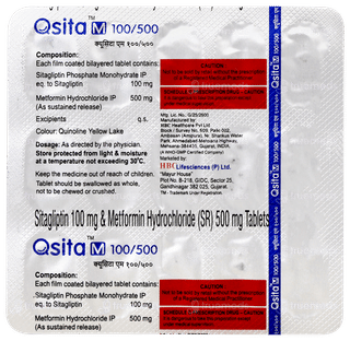 Qsita M 100/500 Tablet 15