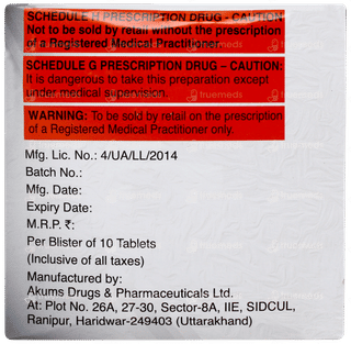 Sitara Pm 500 Tablet 10