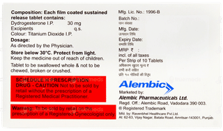 Isofit Sr 30mg Tablet 10