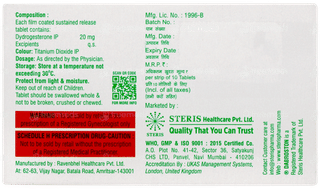 Dabroston Sr 20 Tablet 10