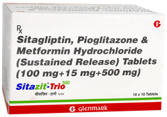 Sitazit Trio 500 Tablet 10 Sitazit Trio 500 Tablet 10