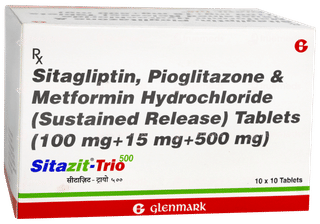 Sitazit Trio 500 Tablet 10