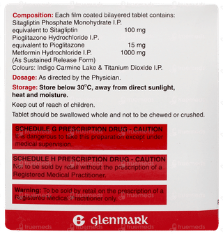 Sitazit Trio 1000 Tablet 10