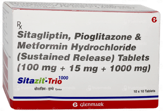 Sitazit Trio 1000 Tablet 10