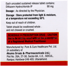 Diltitab Sr 90 Tablet 15 Diltitab Sr 90 Tablet 15