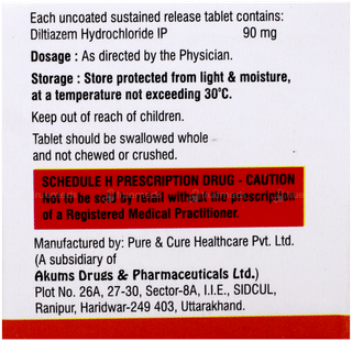 Diltitab Sr 90 Tablet 15