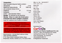 Glymia 2vm Forte Tablet 10