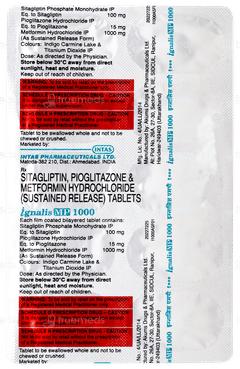 Ignalis Mp 1000 Tablet 10 Ignalis Mp 1000 Tablet 10