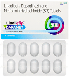 Linaliglip Dapamet 500 Tablet 10