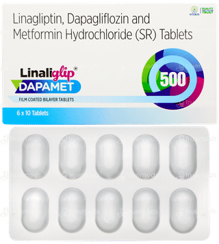 Linaliglip Dapamet 500 Tablet 10