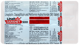 Linaliglip Dapamet 500 Tablet 10