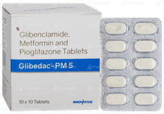 Glibedac Pm 5 Tablet 10 Glibedac Pm 5 Tablet 10