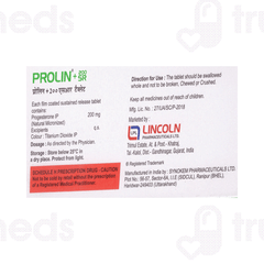 Prolin + 200 Sr Tablet 10 Prolin + 200 Sr Tablet 10
