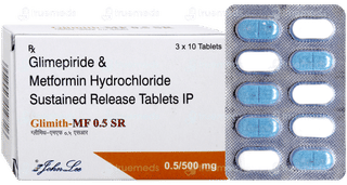 Glimith Mf 0.5 Sr Tablet 10