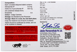 Glimith Mf 0.5 Sr Tablet 10