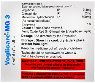 Voglicare MG 3 Tablet Sr 15
