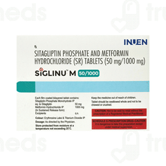 Siglinu M 50/1000 Tablet 10 Siglinu M 50/1000 Tablet 10