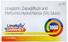 Linaliglip Dapamet 1000 Tablet 10