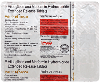 Viltab M 50/500 Tablet 15