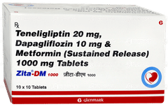 Zita Dm 1000 Tablet 10