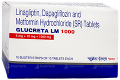 Glucreta Lm 1000 Tablet 10 Glucreta Lm 1000 Tablet 10