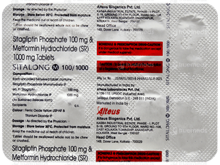 Sitalong M 100/1000 Tablet 10