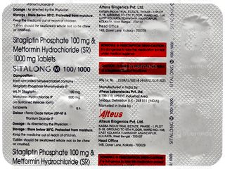 Sitalong M 100/1000 Tablet 10