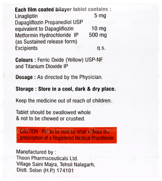 Linanext Dm 500 Tablet 10