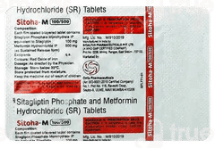 Sitoha M 100/500 Tablet 10 Sitoha M 100/500 Tablet 10