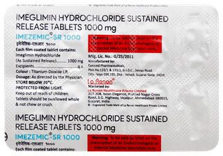 Imezemic Sr 1000 Tablet 10
