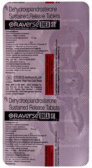 Oraverse Dhea Sr Tablet 7