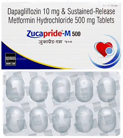 Zucapride M 500 Tablet Sr 10