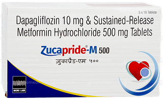 Zucapride M 500 Tablet Sr 10