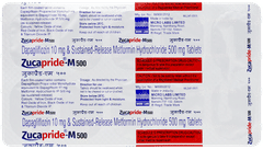 Zucapride M 500 Tablet Sr 10