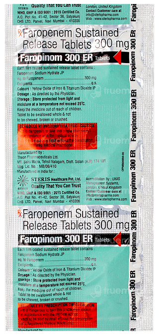 Faropinom 300 Er Tablet Sr 6
