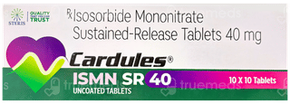Cardules Ismn Sr 40 Tablet 10