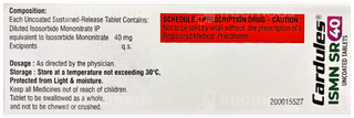 Cardules Ismn Sr 40 Tablet 10