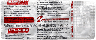 Betanaz Tr 20 Tablet 10