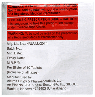 Sitara Pm 1000 Tablet 10