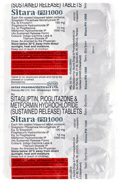 Sitara Pm 1000 Tablet 10