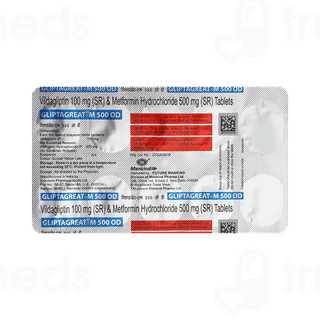 Gliptagreat M 500 Od Tablet 10