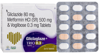 Gliclaglaze Trio 0.3 Tablet 15