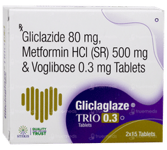 Gliclaglaze Trio 0.3 Tablet 15 Gliclaglaze Trio 0.3 Tablet 15