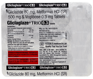 Gliclaglaze Trio 0.3 Tablet 15
