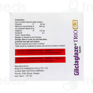 Gliclaglaze Trio 0.3 Tablet 15