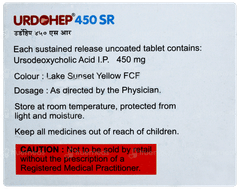 Urdohep 450mg Tablet Sr 10