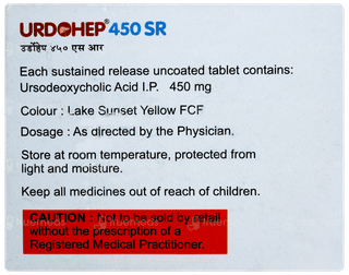 Urdohep 450mg Tablet Sr 10
