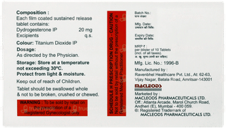 Dydrowell Sr 20 Tablet 10