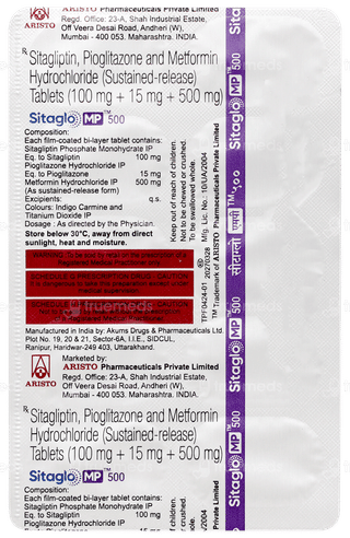 Sitaglo Mp 500 Tablet 10