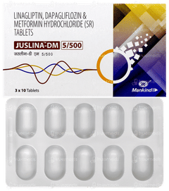 Juslina Dm 5/500 Tablet 10